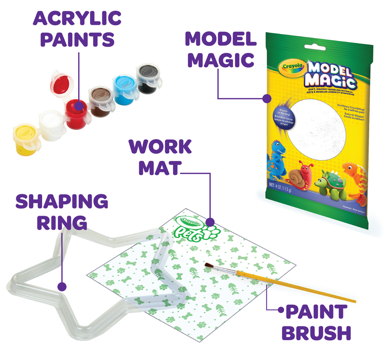 Crayola Pets Paw Print Keepsake Kit, Star